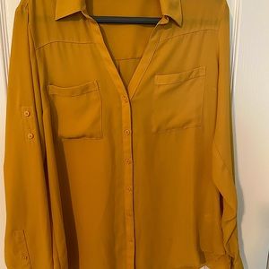 Express Portofino Shirt - Mustard yellow